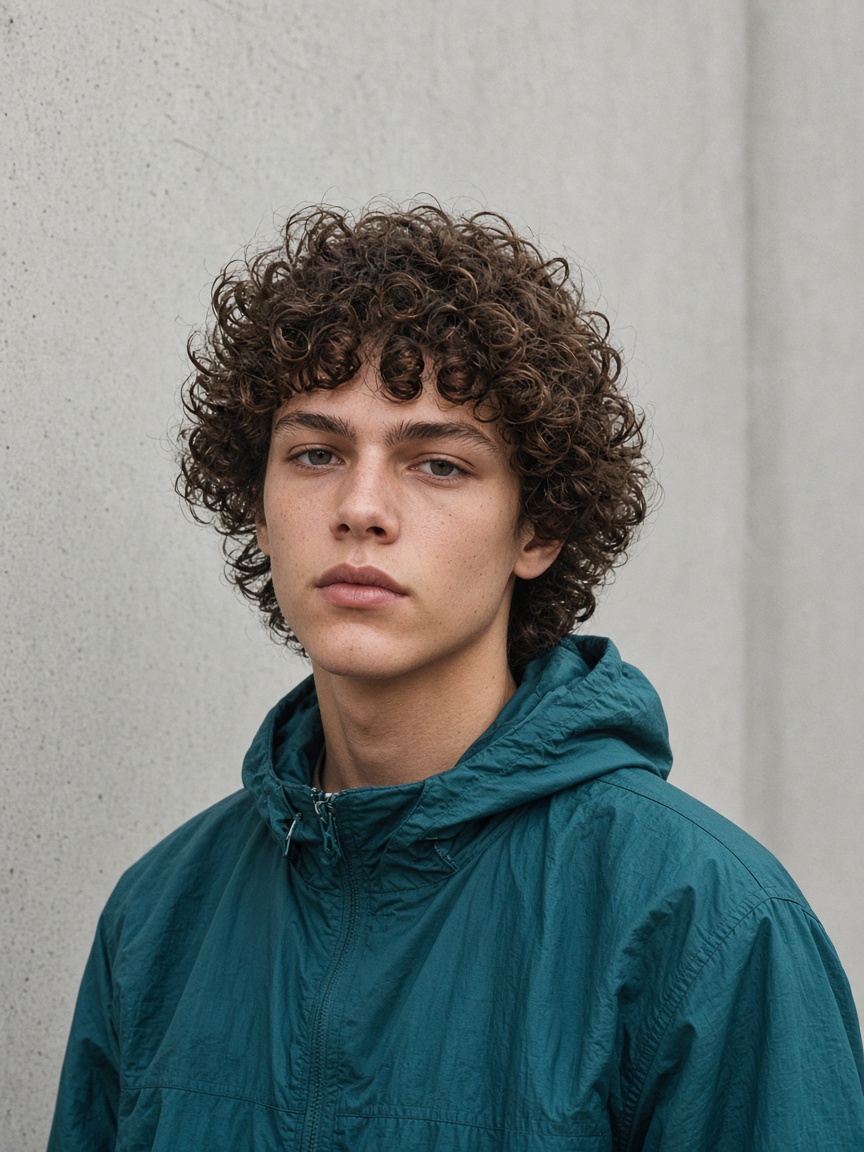 Campaign photo of a person in a teal jacket.